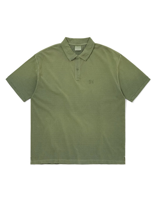 Washed Polo Shirt