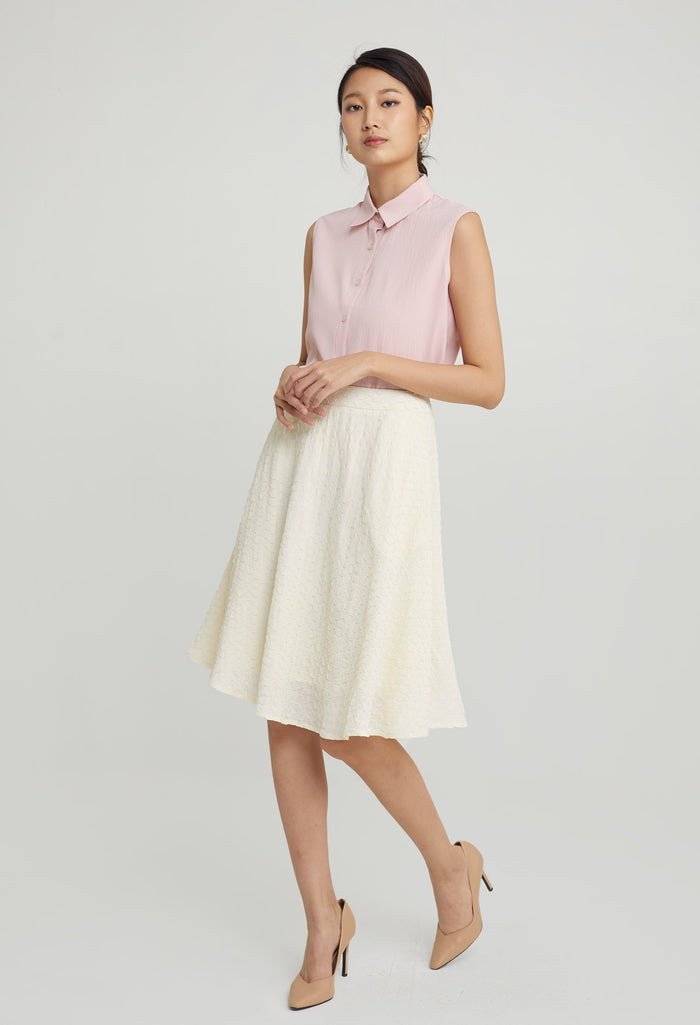 Wavy Bliss Midi Skirt