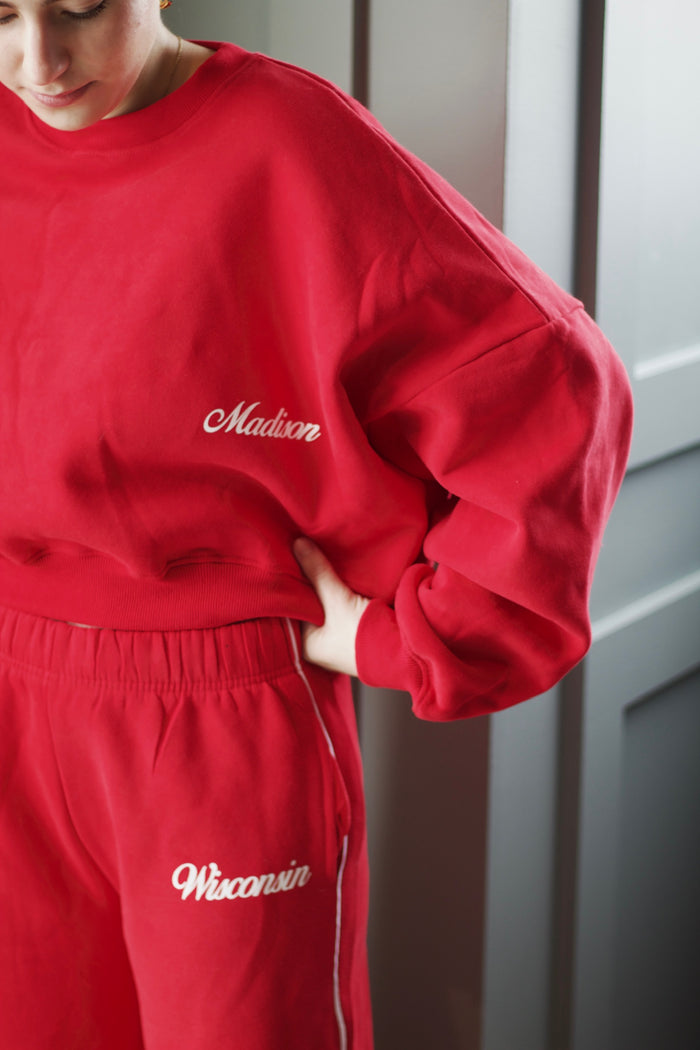 Wisconsin Script Sweatpants
