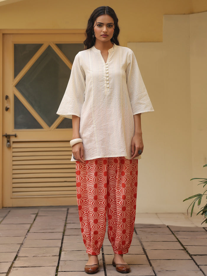 Women's Cotton Kurta and Dhoti