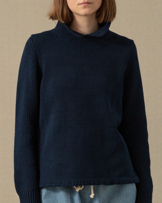 Women's Dock Sweater in Navy