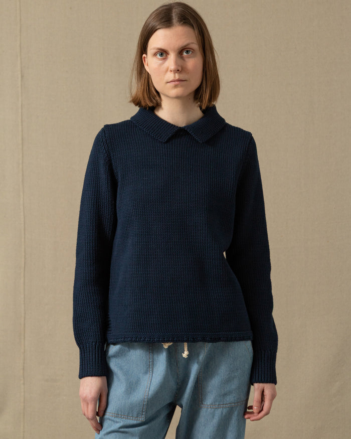 Women's Dock Sweater in Navy