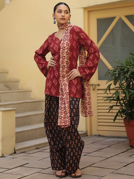 Women's Printed Farshi Kurta Set