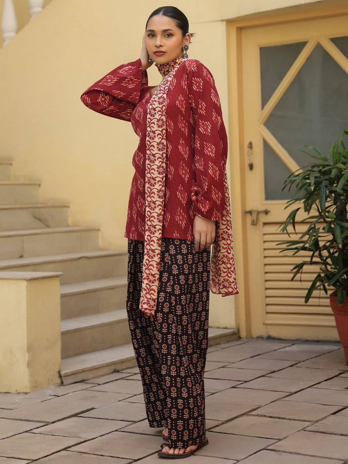 Women's Printed Farshi Kurta Set