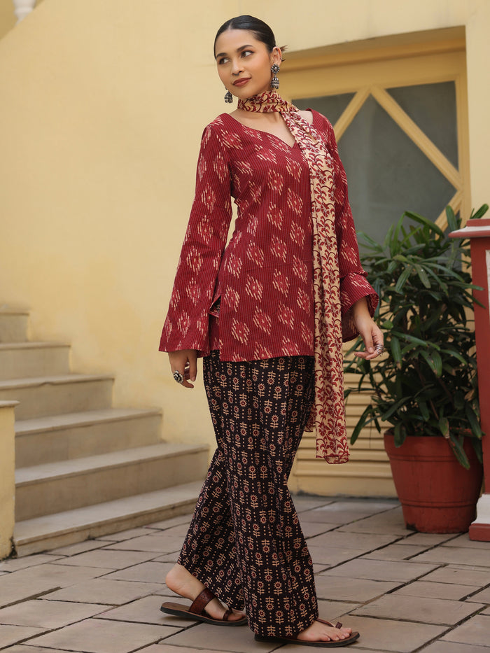 Women's Printed Farshi Kurta Set