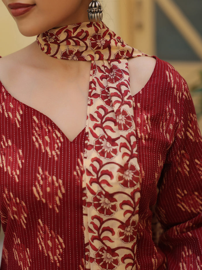 Women's Printed Farshi Kurta Set