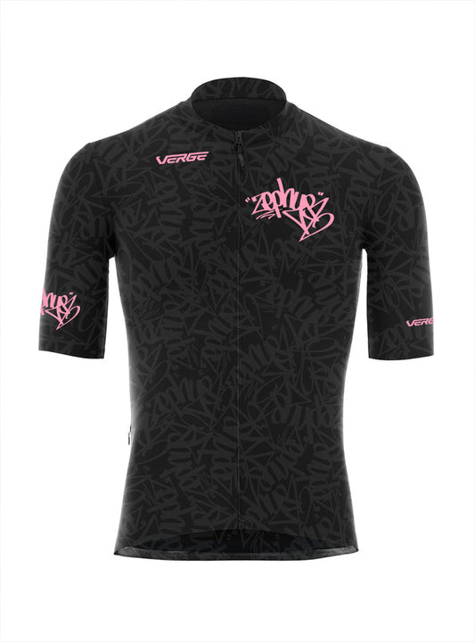 ZEPHYR BLACK-FLURO PINK - STRIKE 4.1 JERSEY - WOMEN