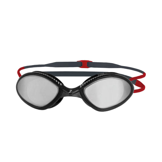Zoggs Tiger Mirror Small Fit swimming goggles with reflective lenses and adjustable strap for kids or small faces.